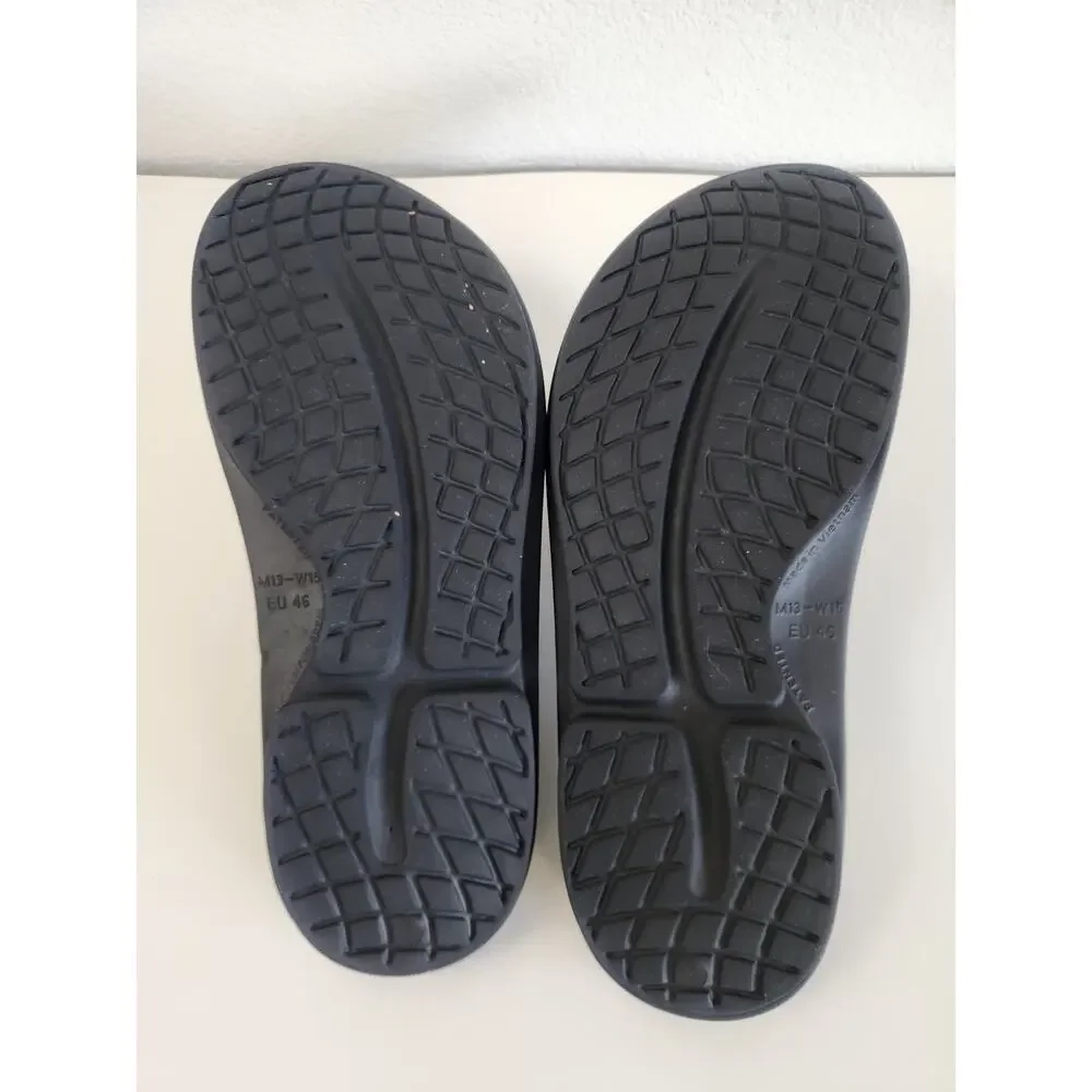 OOFOS Ooahh Recovery Slide Sandals Black Men 13.5